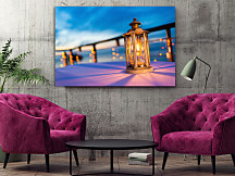 Obraz Lampáš na moste 1357